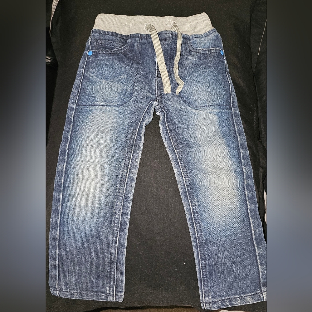 Toddler Boys Blue Jeans 2/3